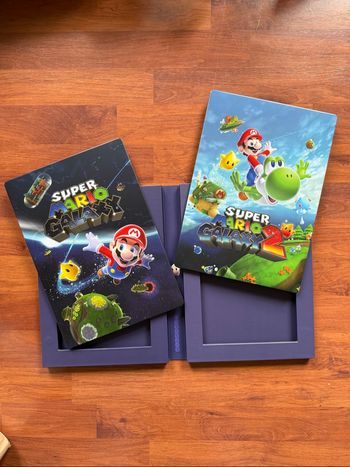 Deux Posters en Métal Iconart Super Mario Galaxy 1+2 Nintendo