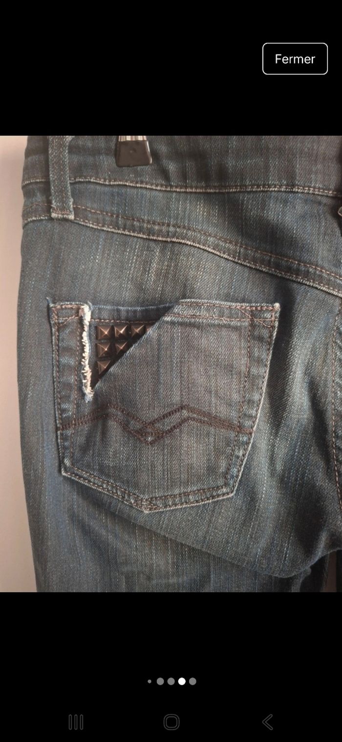 Jeans taille 36 ( W26 L34)  💙 - photo numéro 10