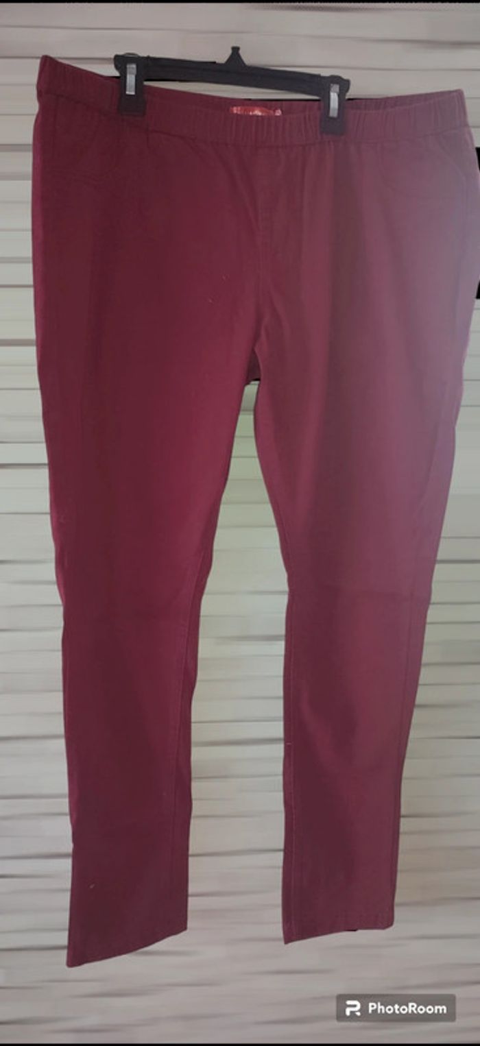 Pantalon bordeau - photo numéro 3