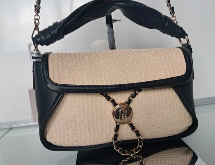 Liu Jo sac à main bandoulière été beige rafia neuf