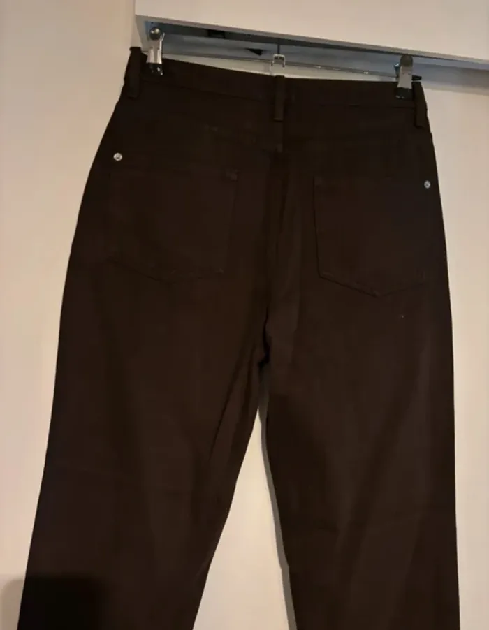 Pantalon droit Cache Cache marron – Taille 36 – Neuf - photo numéro 6