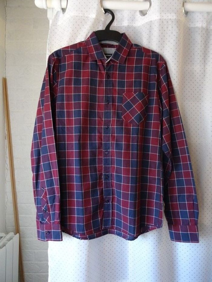 Chemise Celio à carreaux, taille S, TBE
