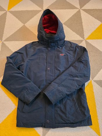 Parka Hollister couleur bleu marine Taille M