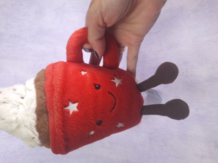 Peluche Jellycat chocolat chaud winter Amuseables Hot Chocolate A4HOTC retired - photo numéro 2