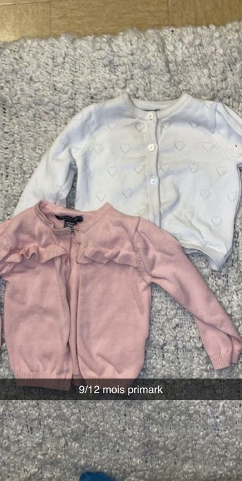 Lot gilet filles primark