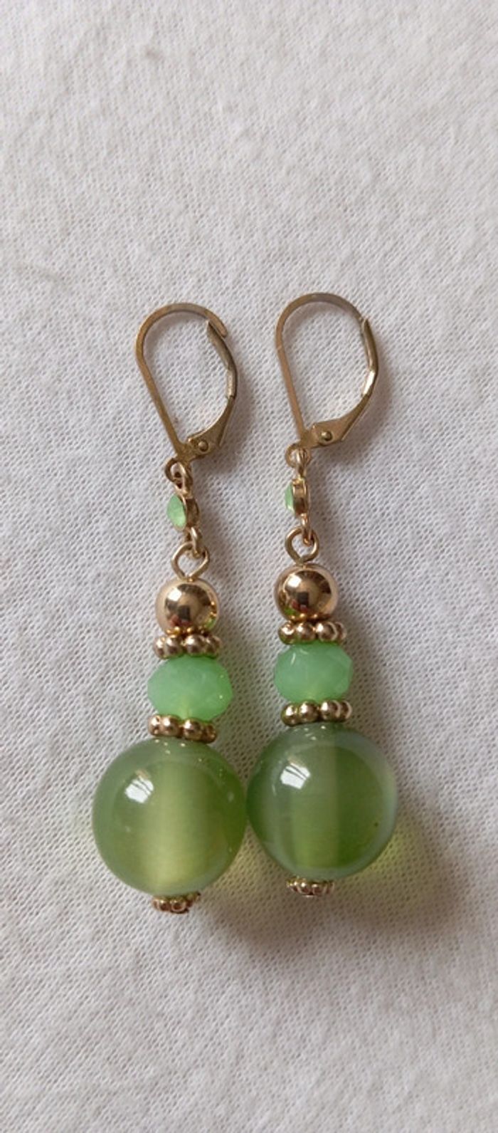 Jolies pendantes vertes - photo numéro 2