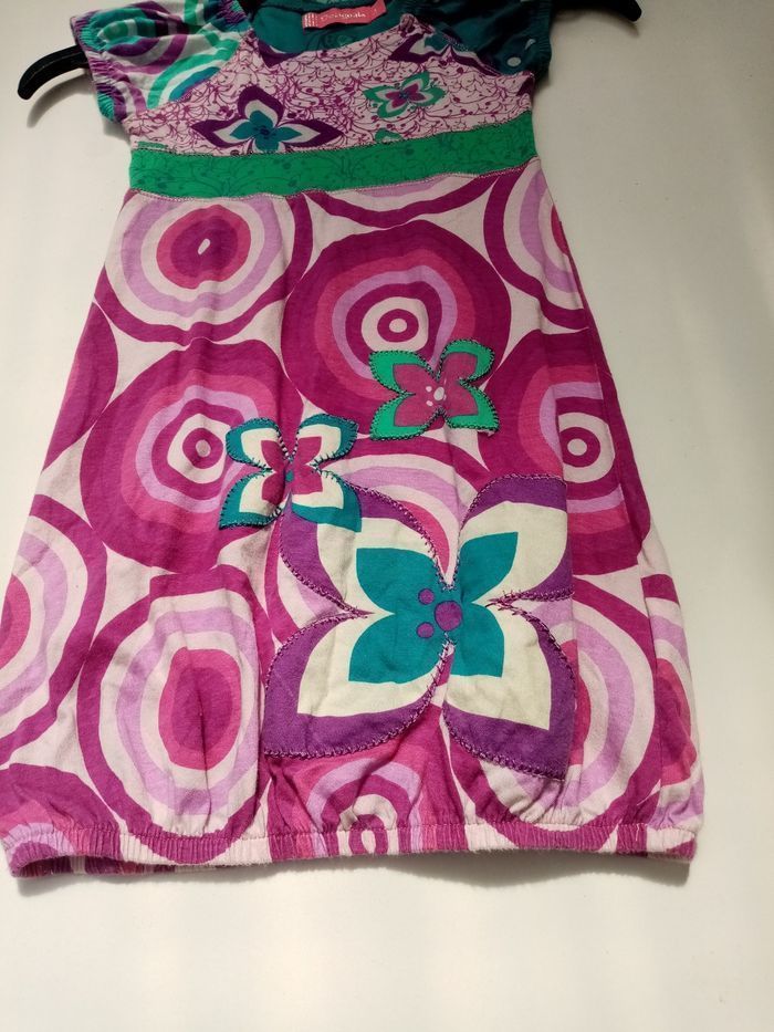 Robe fleurie /fille /desigual/4 ans - photo numéro 7