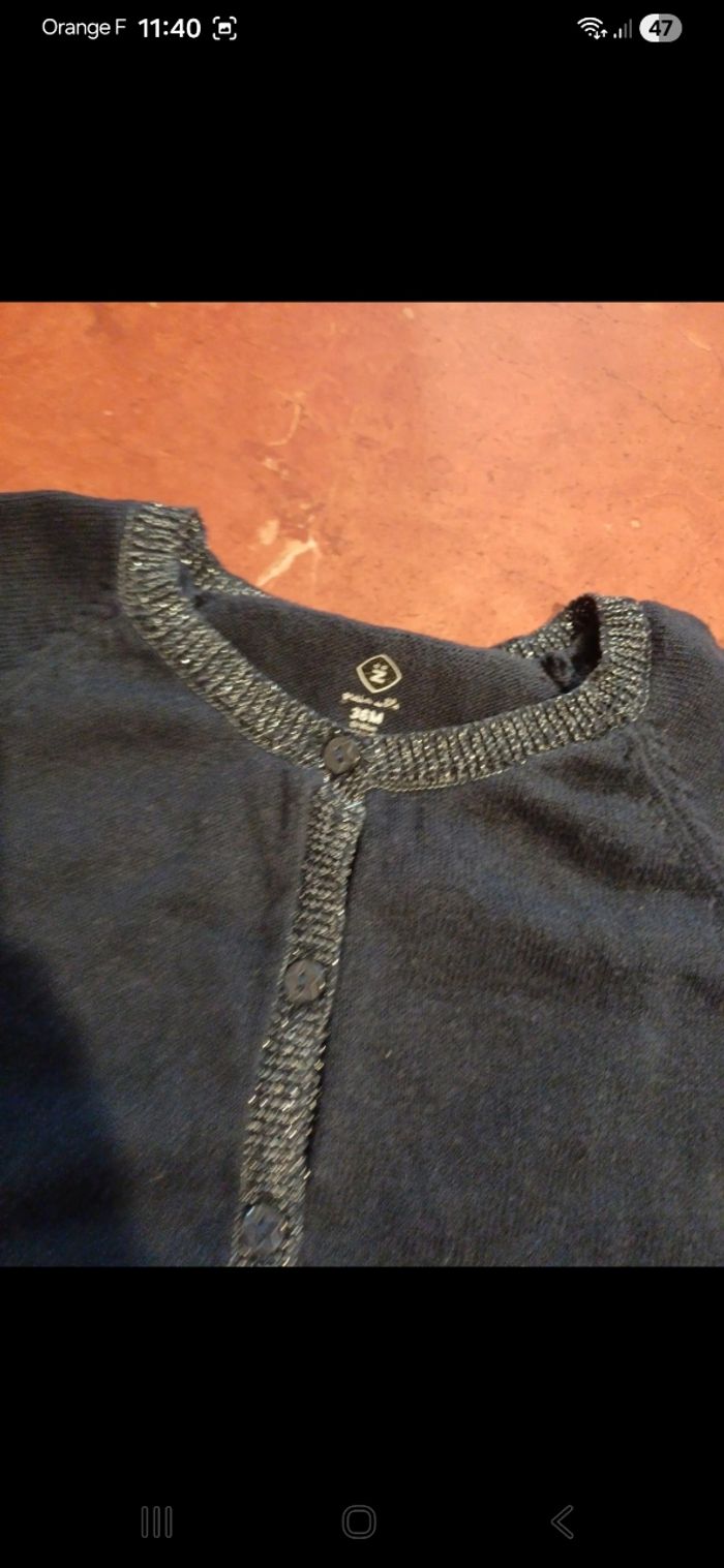 Gilet fille taille 36 mois - photo numéro 2