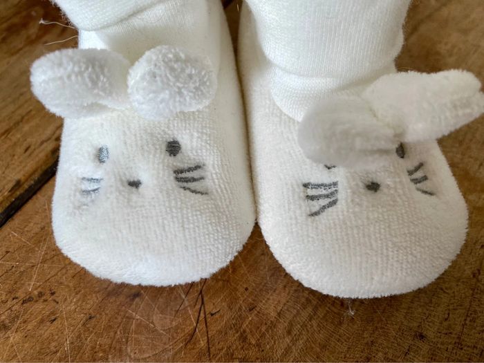 2 paires de chaussons nourrisson - photo numéro 2