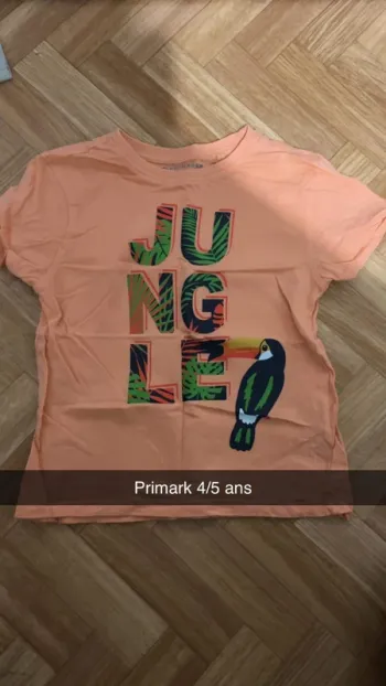 Tee shirt primark 4/5 ans