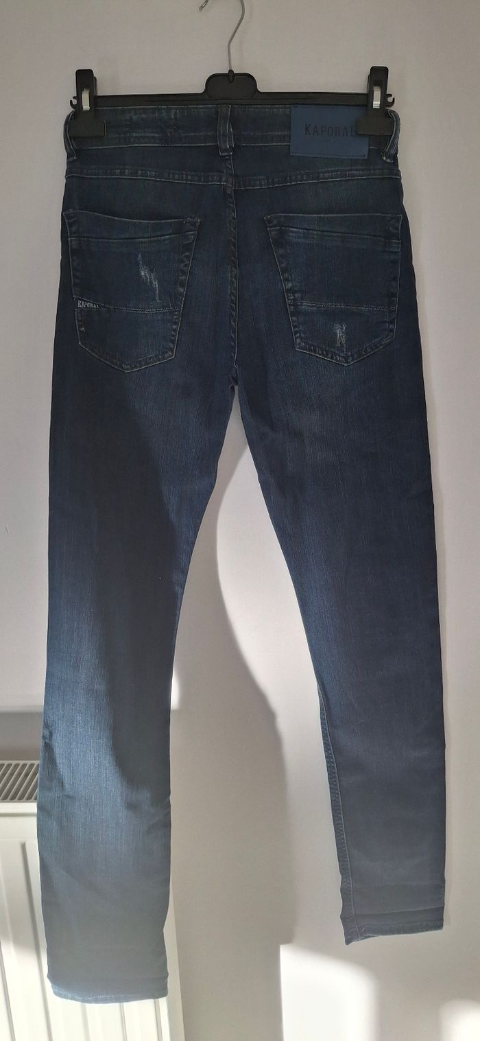 Jean homme Kaporal Slim Taille W27 L32 - Style Déchiré - Bon État - photo numéro 8