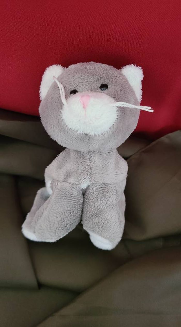 Collection Ty Pluffies - Peluche Pursley le chat - photo numéro 3