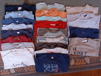 Lot de tee shirt