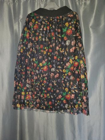 Jupe plissée en voile