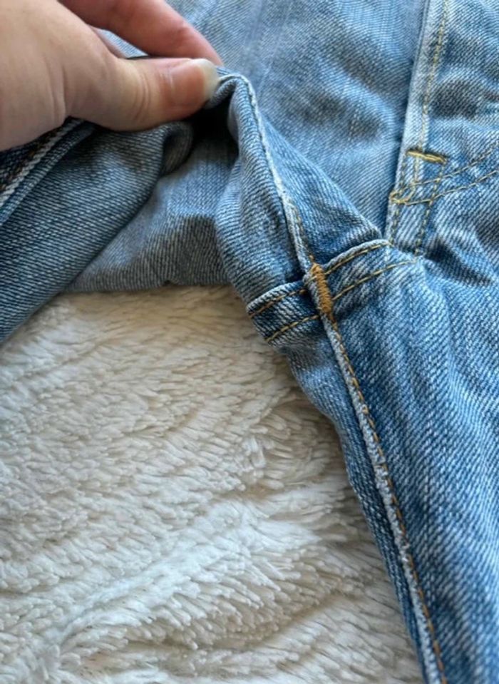 Jean Lévis 501 homme coupe droite straight leg bleu effet délavé taille W30 M/40 L/34 Y2K - photo numéro 9