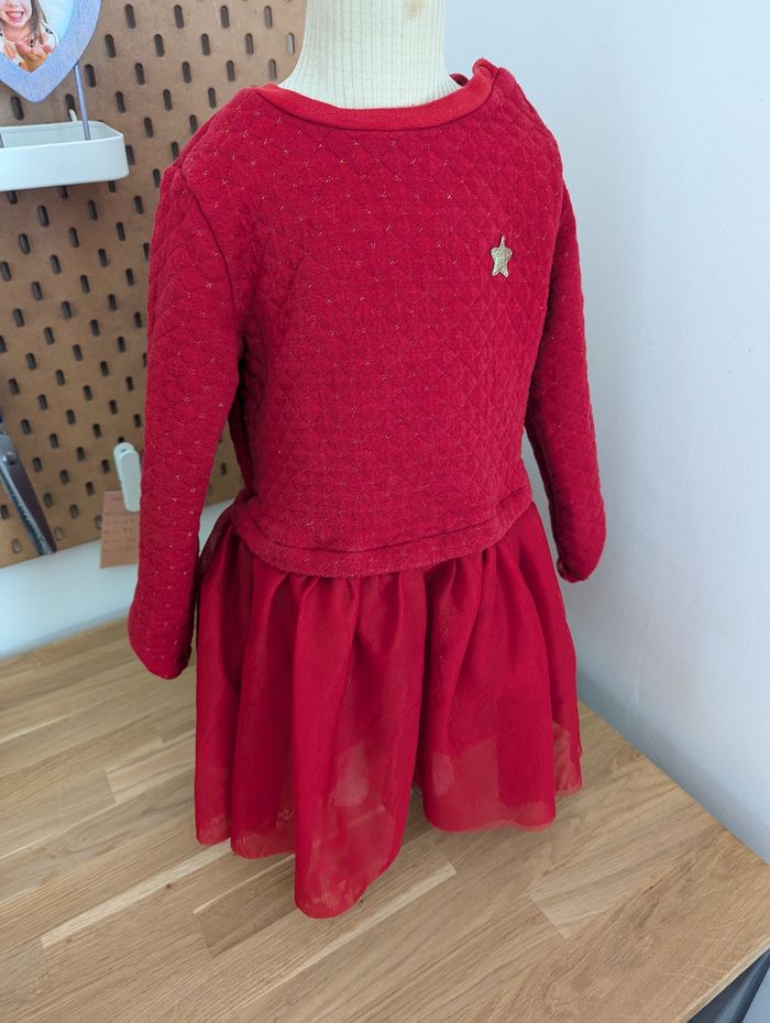 Robe rouge Verbaudet 3 ans - photo numéro 3