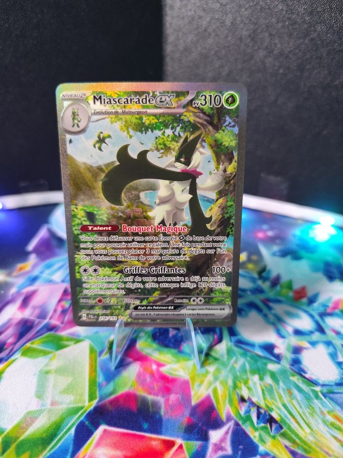 Carte pokémon neuve 🇨🇵 Miascarade Ex 256/191 FA Évolution à Paldéa - photo numéro 2