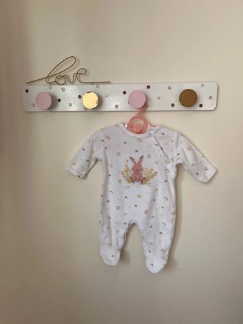 Pyjama grenouillère Tex 3 mois lapin