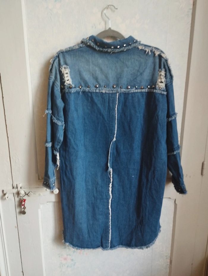 Veste en jeans taille M/L - photo numéro 7