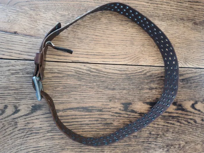 Jolie Ceinture cuir Marron homme Diesel - photo numéro 15