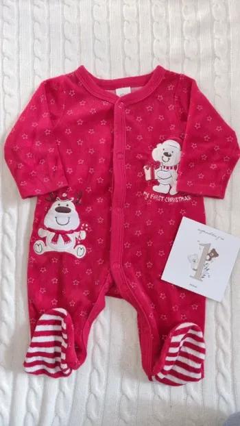 pyjama velours Noël