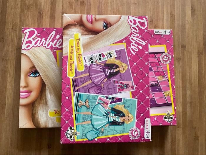Lot de 2 jeux de société barbie - photo numéro 5