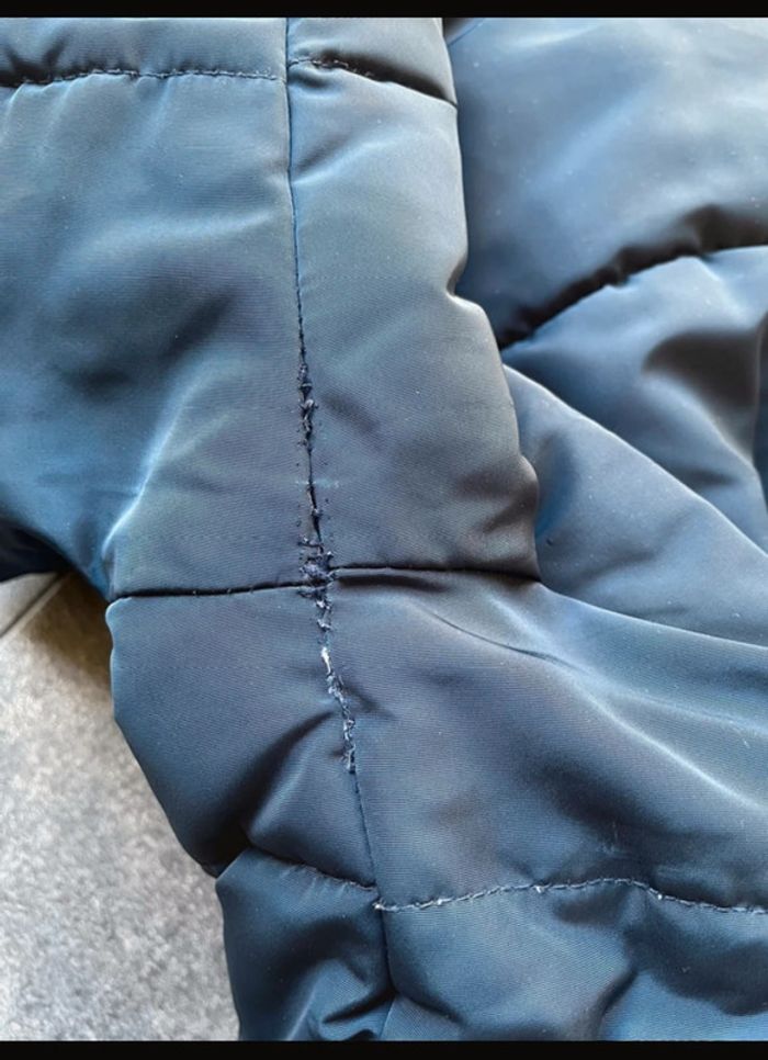 Doudoune à capuche bleu marine 8 ans - photo numéro 3