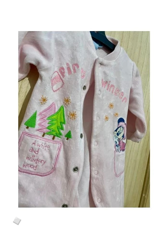 -50 % par lot - Pyjama Disney dors bien grenouillère velours ouverture par l’avant Minnie - photo numéro 11