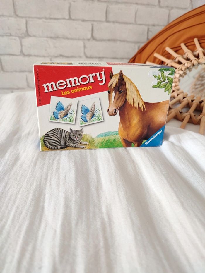 Jeu mémory les animaux