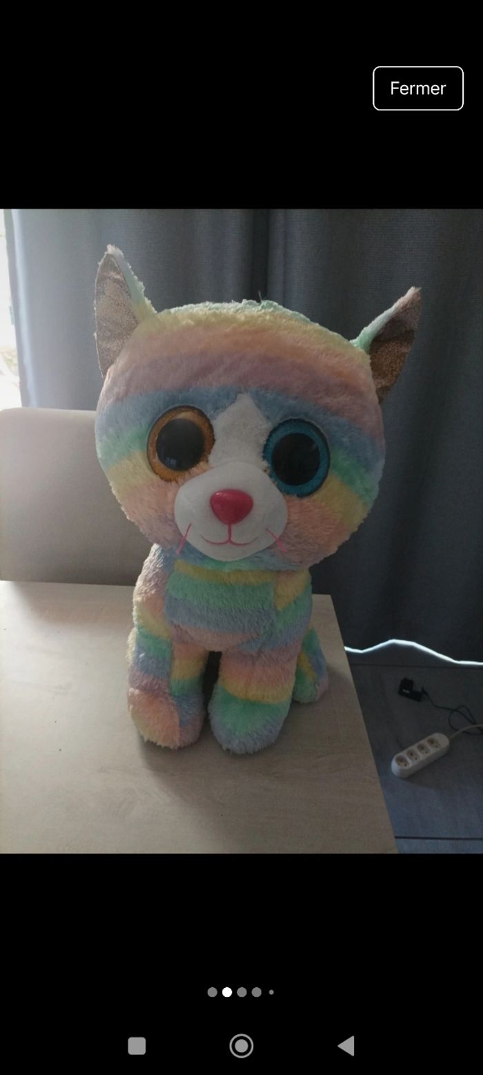 Peluche ty Heather chat 41 cm - photo numéro 2