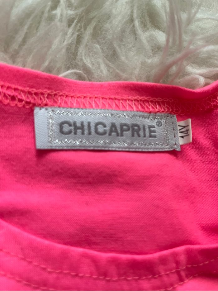 Robe longue rose fluo fille ado Chicaprie 14 ans BE ☀️ - photo numéro 2