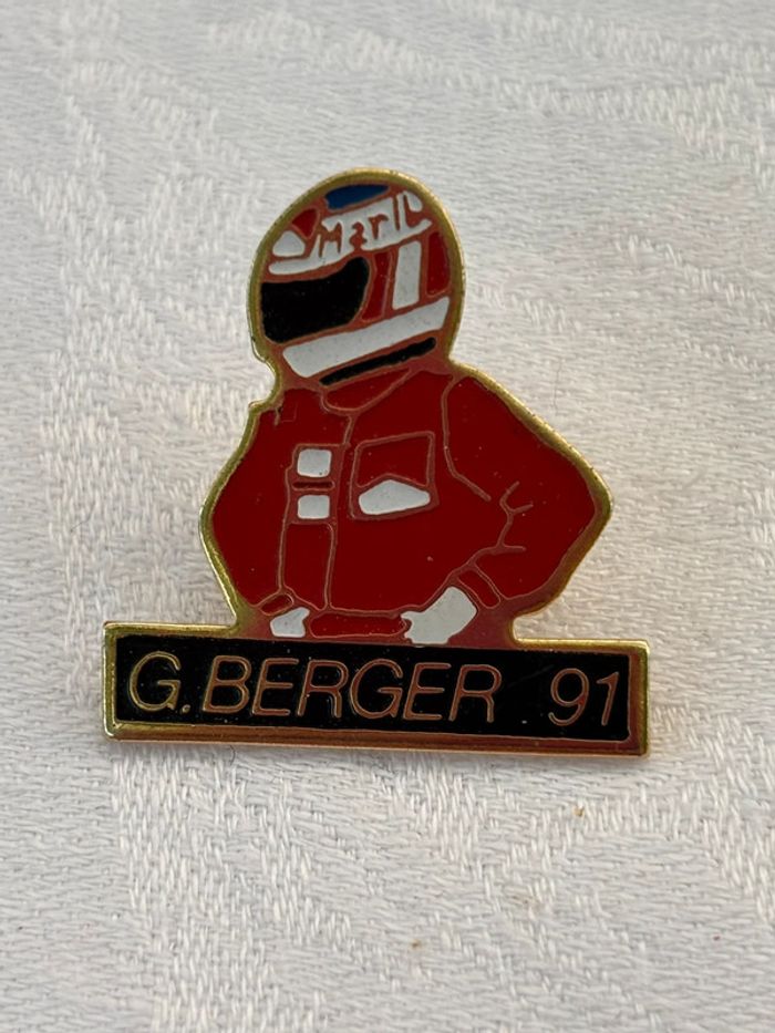 Pin’s pilote de F1 - Gerhard Berger