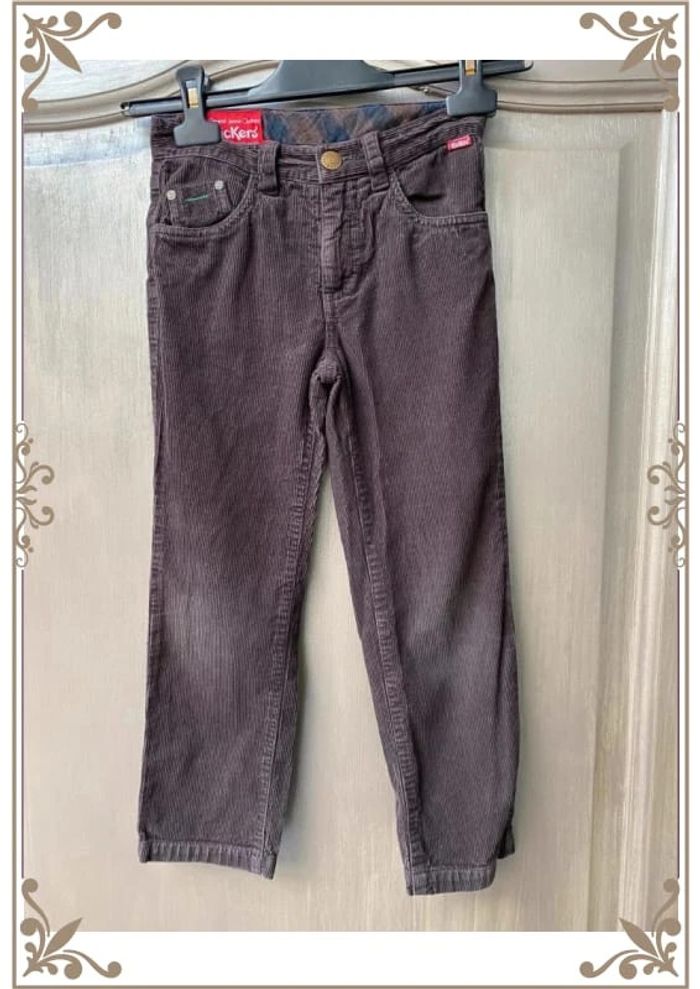 Pantalon en velours Kickers 6 ans marron