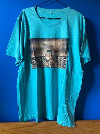 Tee-shirt bleu Homme
