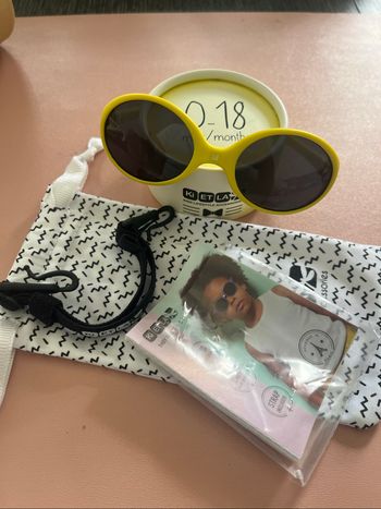 Lunettes de soleil bébé Jaune