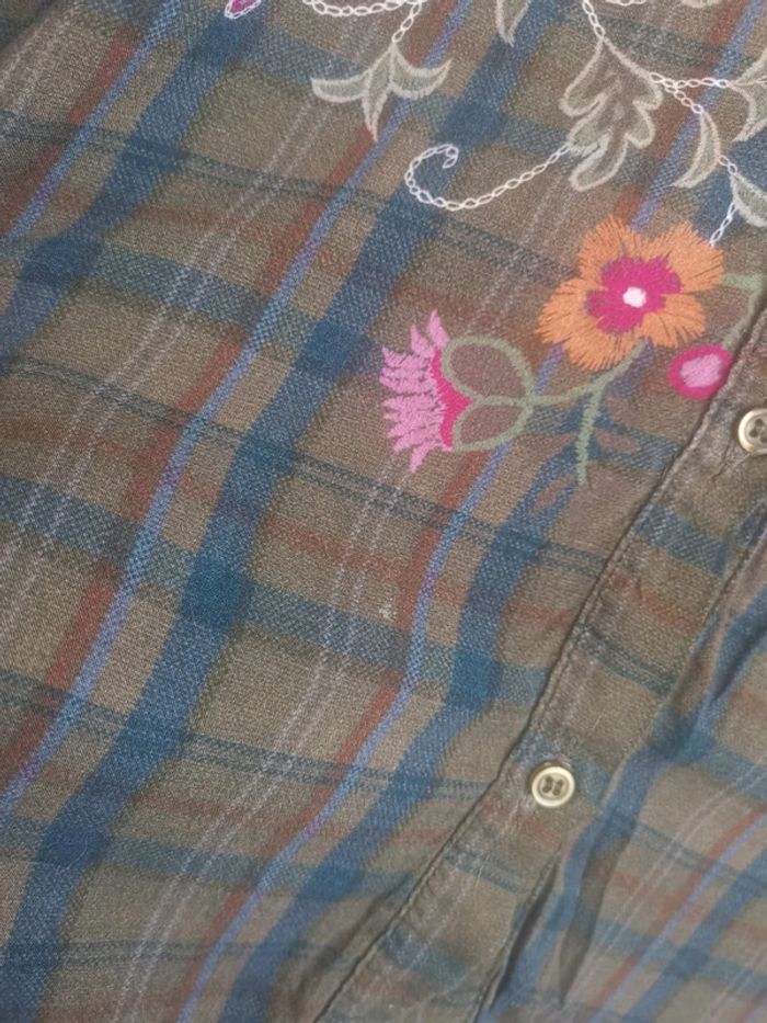 Chemise à imprimés fleuris T46/48 - photo numéro 2