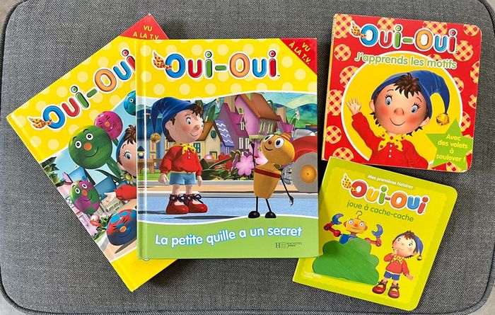 Lot de 4 livres Oui-Oui