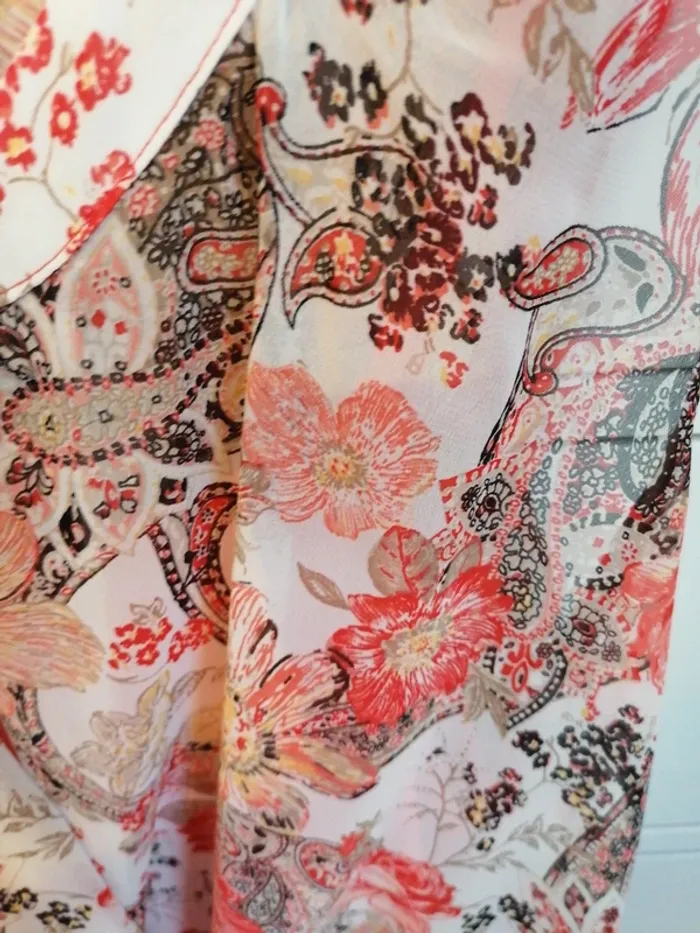 Blouse sans manches voile doublé - photo numéro 3