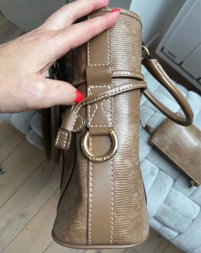 Sac Lancel vintage avec sa pochette - photo numéro 7