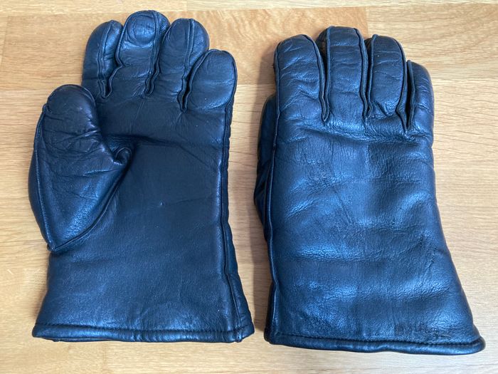 Gants homme en cuir fourrés