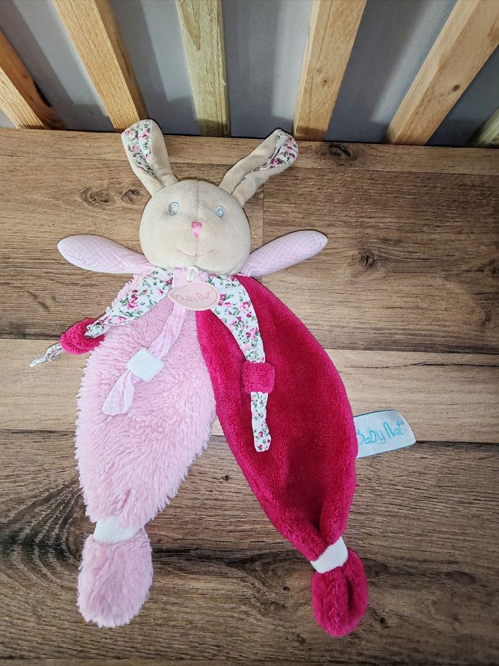 Lapin poupi baby nat ton rose