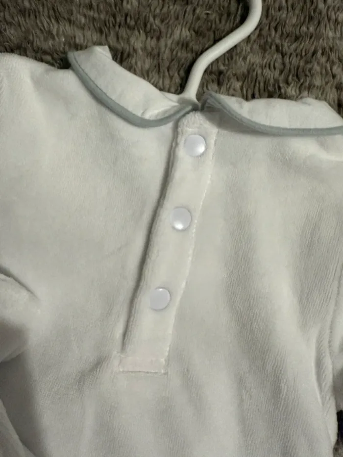 ensemble blanc 2 pièces / ensemble pyjamas 2 pièces - photo numéro 4