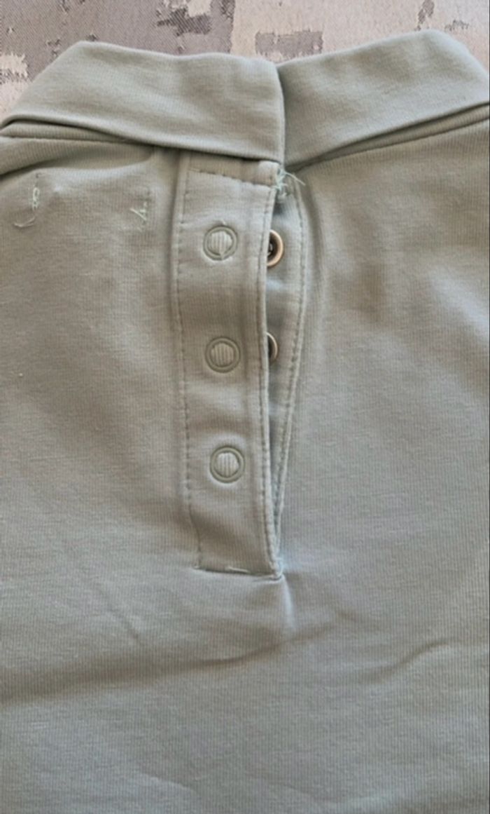 đ§” Pull col roulĂ© bĂ©bĂ© bleu/vert pĂąle â Kiabi â 12 mois â TBE - photo numĂ©ro 4