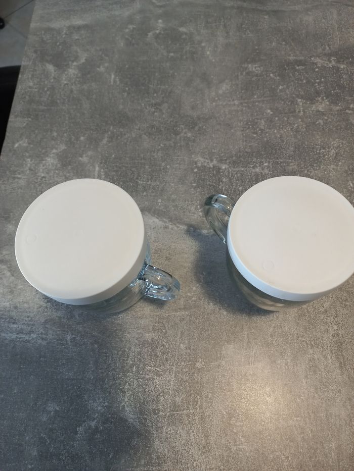 Lot tasses en verre - photo numéro 3