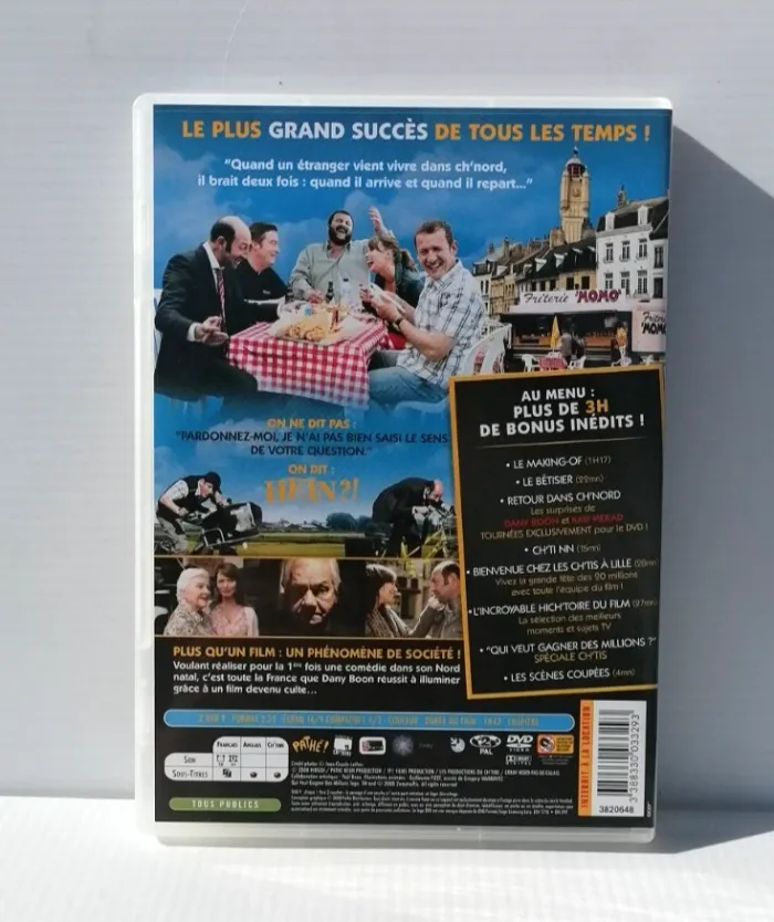 Dvd Bienvenue chez les ch'tis  (Kad Merad, Danny Boon) - photo numéro 2