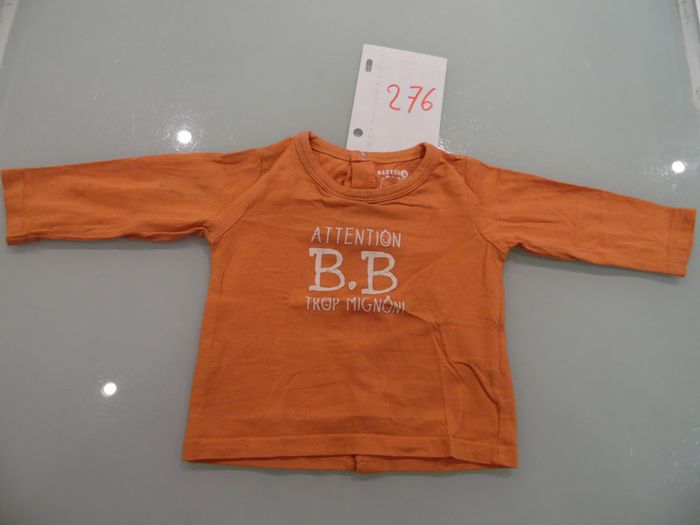 t-shirt 9 mois manche longue tape a l'oeil