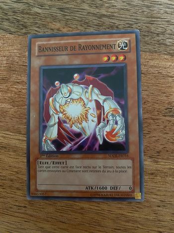 Carte Yu-Gi-Oh! Bannisseur de rayonnement SDDE-FR016 1ère édition