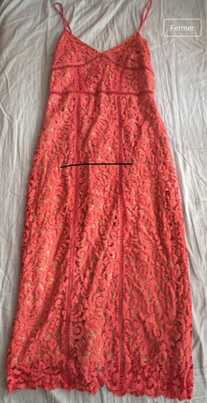 Robe cocktail dentelle - photo numéro 2