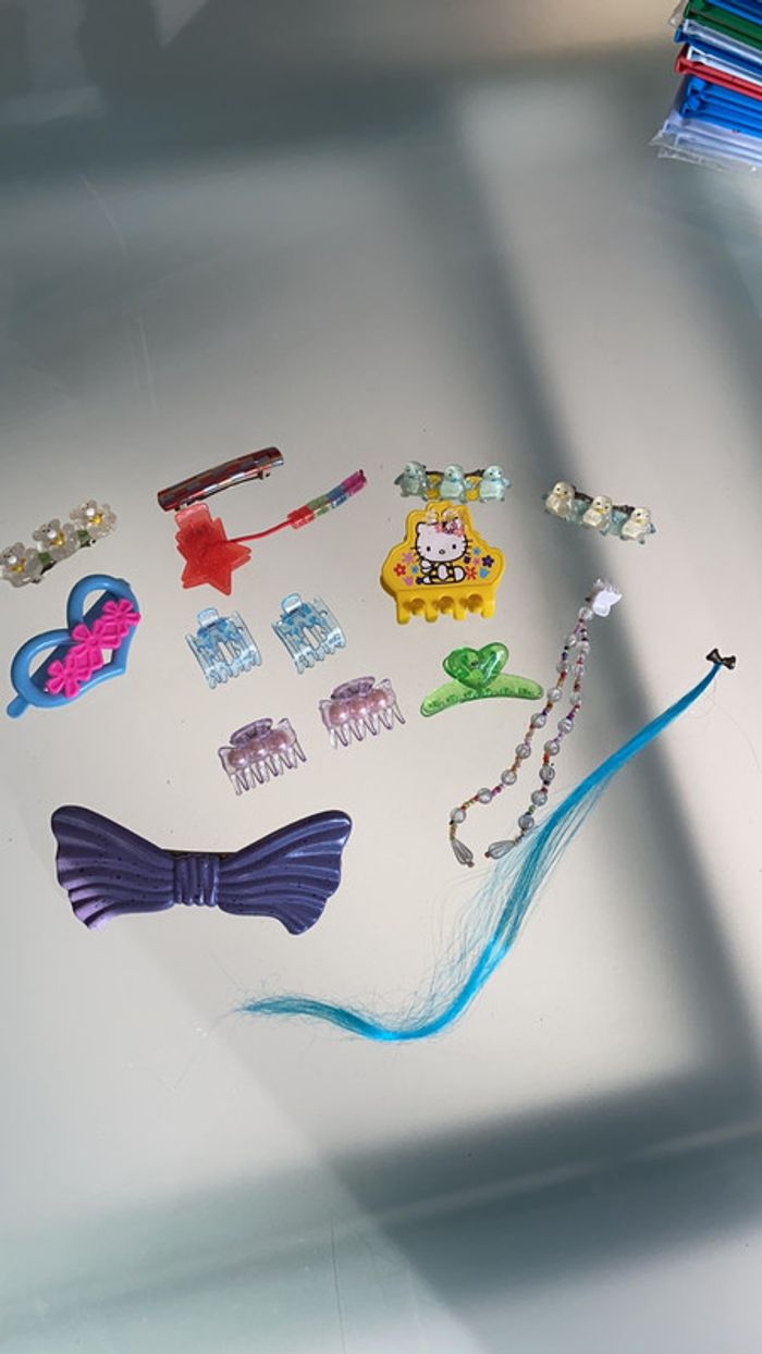 Lot de 15 barrettes à cheveux