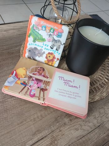 Lot de 2 livres bébés imagier 🍃Rubik carré